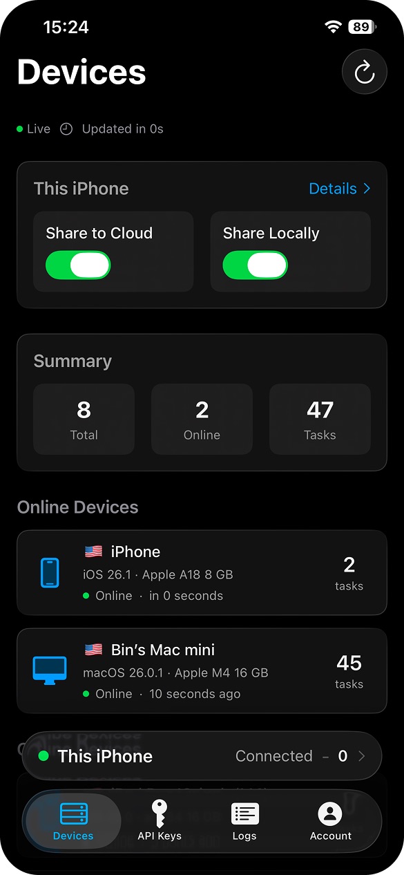 OrchardGrid iOS App