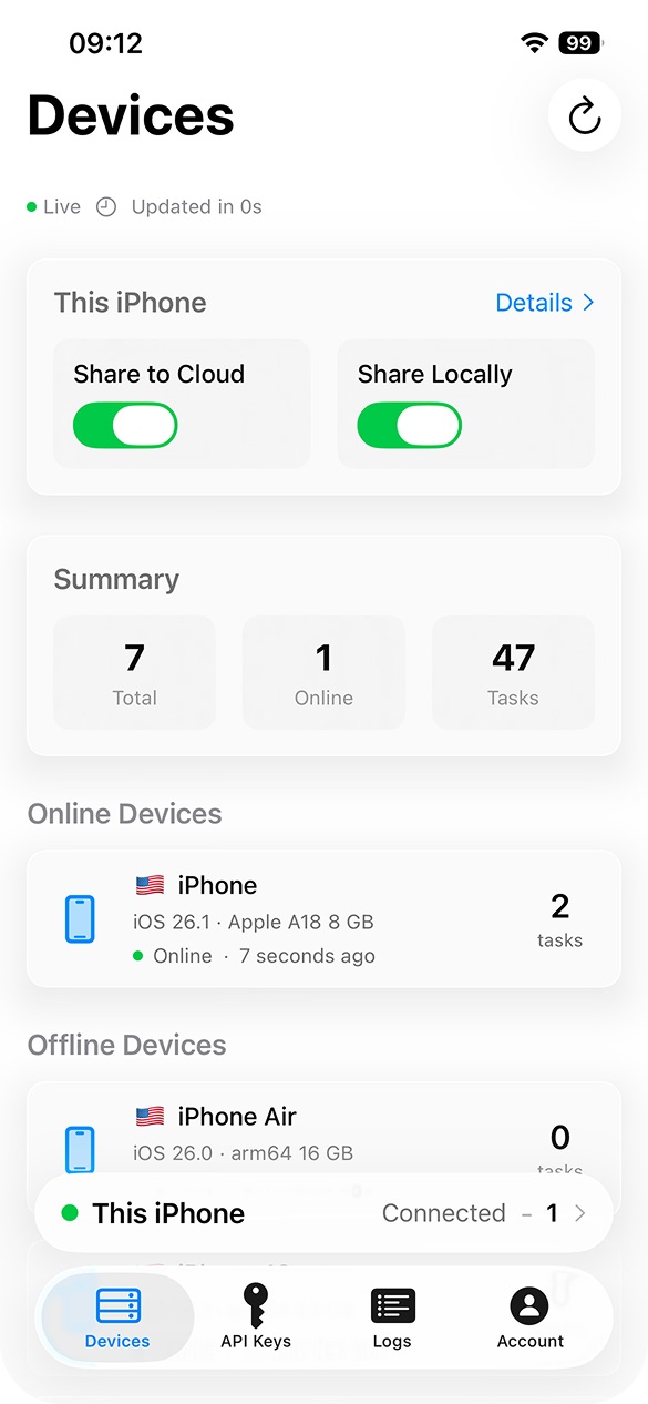 OrchardGrid iOS App
